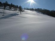 Salendo verso il Col Portola