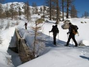 Il ponte a quota 2130m