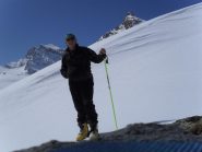 autoscatto nell'ambiente sotto il lago