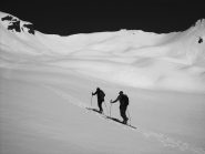 Michelino e Roberto verso la punta