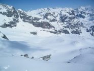 Il pianoro superiore visto dalla vetta