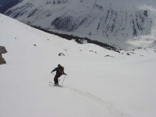Picchiata sul Rif Blanc