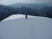 Primo tratto innevato, verso i laghi
