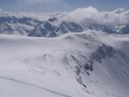 Canale di salita che evita il pendio a fianco della cascata