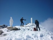 fulvio e giò ..nei preparativi della discesa