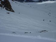 Scendendo per il ripido canale (Libidine!!!)