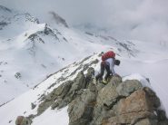 Arrampicata sulla cresta NNE del Bec Molère.