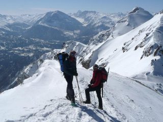 noi poco sotto la cima