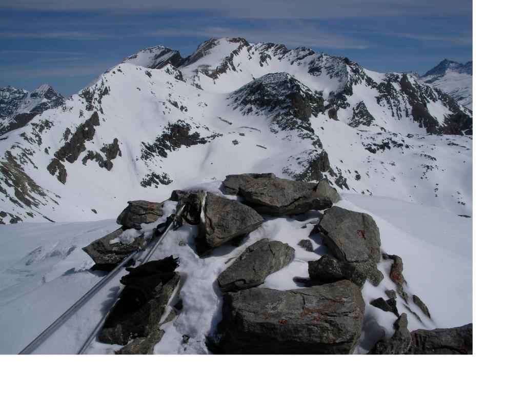 Dal M.Rosset La Leynir la Bes e in mezzo il Taou Blanc