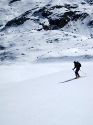 Firn perfetto sopra il Lago Paschiet