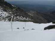 Dalla cima, panorama verso le Nere