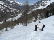 durante la discesa