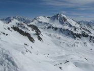 Panorama su Gran Combin e Mont Fallère