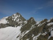 dalla vetta la Punta Barale e il Servin