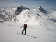 quasi in vetta con la Niera sullo sfondo