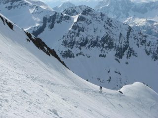 quasi in vetta : scialp veloce!