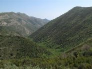 La valle Ibà dall'alto