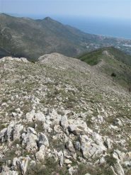 La discesa dal Pesalto