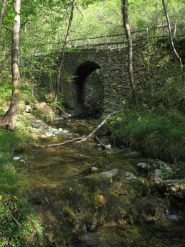 Il ponte in pietra sul Rio Ibà