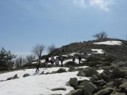 in discesa verso il Colle della Bassa