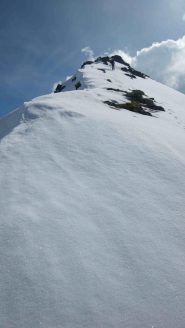 Ultimi metri crestone sudovest