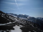 La strada verso il rifugio.