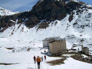 Arrivo al rifugio.