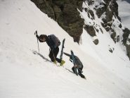 Ultimi metri , i più ripidi.