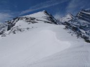 La punta dalla cresta sopra al col di Nel