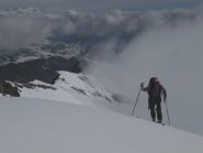 arrivo in cima di claudio