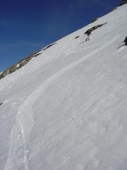 Curve sul ripido pendio