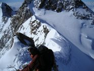 la cresta appena percorsa