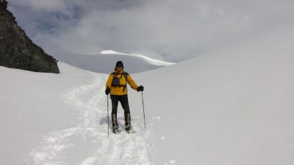 Stelvio in discesa lungo il versante SO dell'Avers (8-5-2010)
