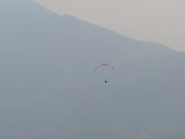Parapendio in volo