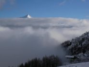 Il rocciamelone e merge dalle nebbie...