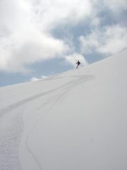 In discesa dalla cima di Peyrassin
