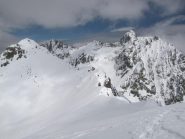 vista su Chiapus e Oriol dalla cima