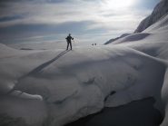 la neve non manca al lago di mezzo