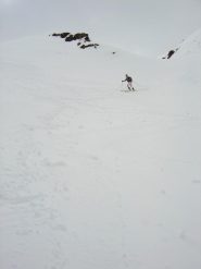 Neve umida nella gorgia