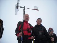 In cima.