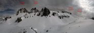 Panorama dall'Oronaye alla Vanclava