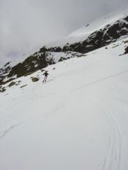 Discesa verso il passo Laroussa