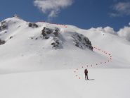 verso il canalone del terre dèserte