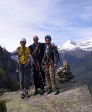 foto di vetta con sfondo Orsiera