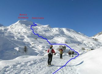 itinerario rasciass dai pressi dell'albergo Dondena