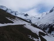 La strada sotto al rifugio