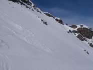 la discesa dal colletto