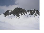 La Pointe de Laurichard dal vallone di salita...