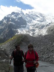 Luciano e Silvia sotto  la Noire