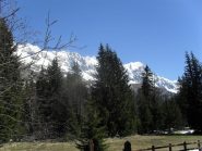 panorama sulla Jorasse dalla val Veny